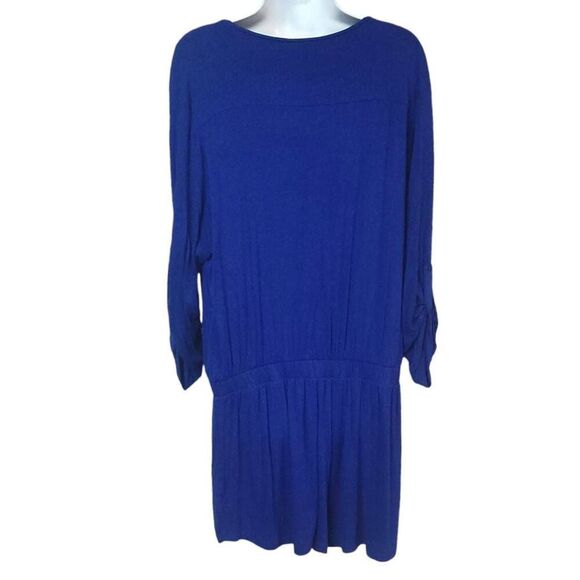 Young Fabulous Broke casual chic soft knit Romper Relaxed Fit Stretchy L blue - Picture 3 of 8
